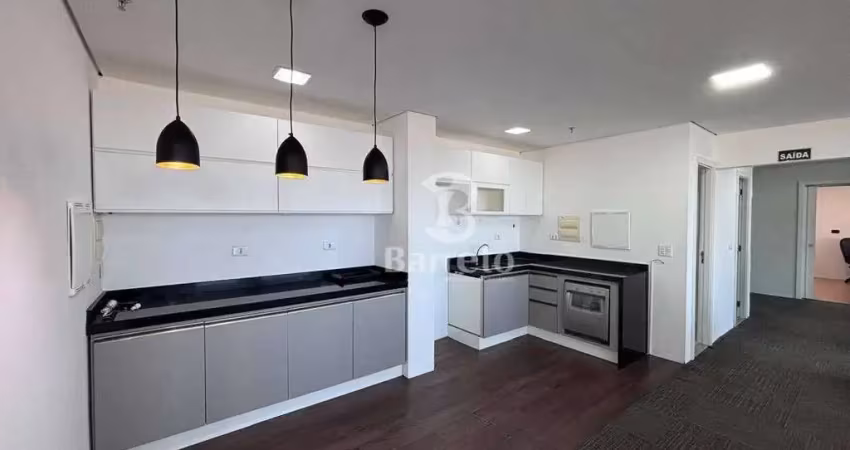 Andar corporativo para alugar, 77 m² por r$7.900/mês - gleba palhano - londrina/pr