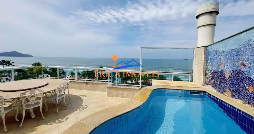 Cobertura Triplex Frente Mar na Praia Grande em Ubatuba/SP