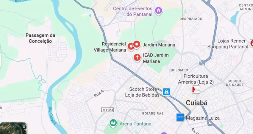 Terreno à venda na Rua Uberaba, Jardim Mariana, Cuiabá