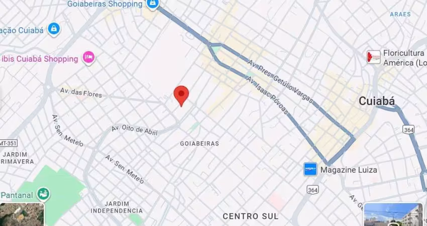 Terreno comercial à venda na Rua Estevão de Mendonça, 100, Quilombo, Cuiabá