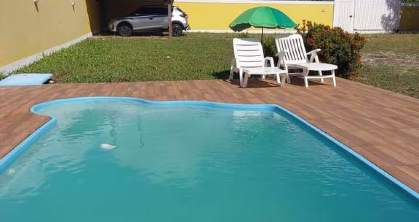 CASA MOBILIADA ALUGO  RESIDENCIAL,  500m² DE TERRENO  - CASA MOBILIADA COM PISCINA, NASCENTE, 02 DO