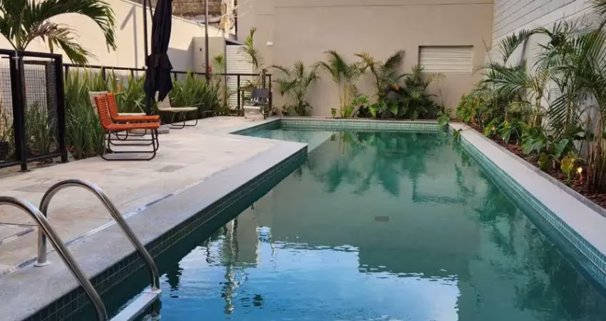 Apartamento 28 m² - 1 dormitório, suite e varanda. a 7 min. da estação faria lima