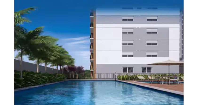 Apartamento com 41m² - 2 dormitórios e varanda. 3 min. a pé da estação adolfo pinheiro