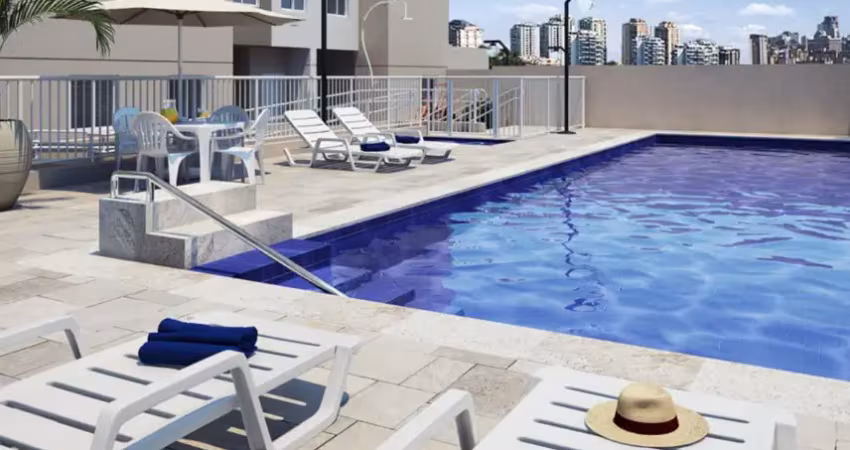 50m² com 2 quartos e uma vaga de garagem - apartamento no taboão da serra