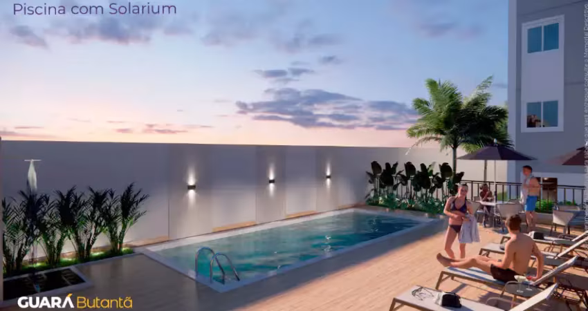 Apartamento com 26m² - 1 e 2 dormitórios com varanda e 1 vaga de garagem
