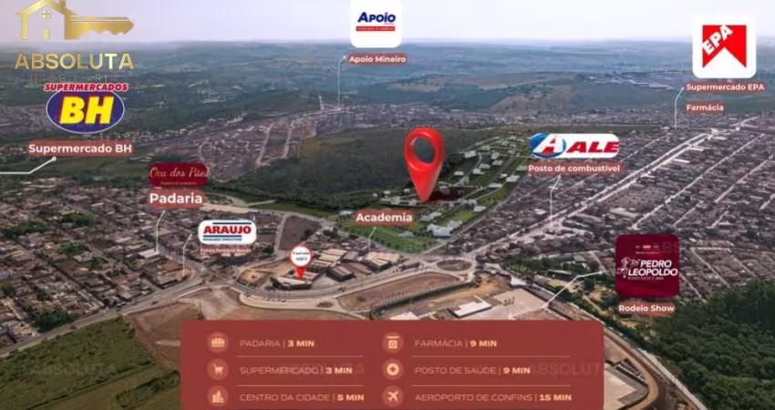 Lancamento Residencial E  Comercial  A 5 Min Do Centro De Pedro Leopoldo E 15 Min Aeroporto De Confins - Campinho, Pedro