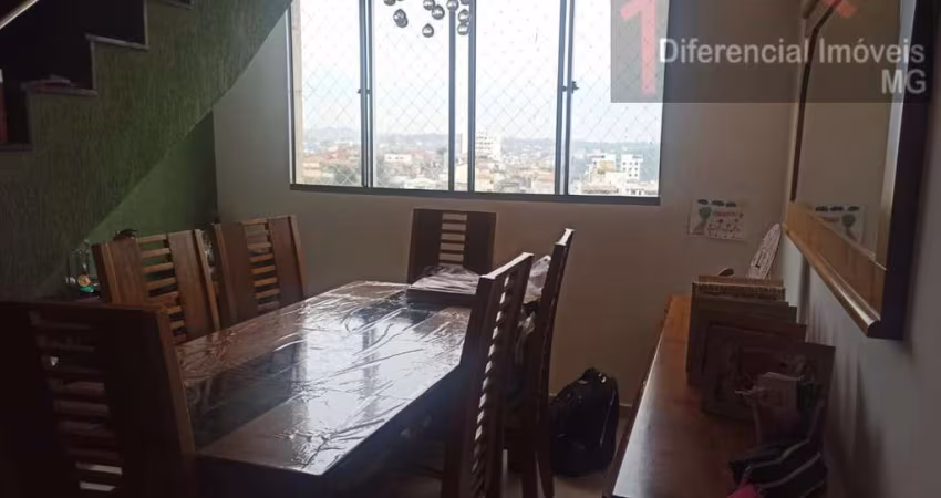 Cobertura para Venda em Contagem, Europa, 3 dormitórios, 2 banheiros, 2 vagas