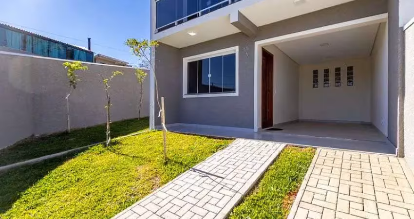 Sobrado novo a venda de frente para rua no alto boqueirão em curitiba