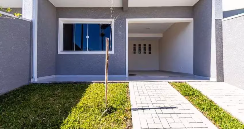 Sobrado novo a venda com duas suítes no alto boqueirão em curitiba