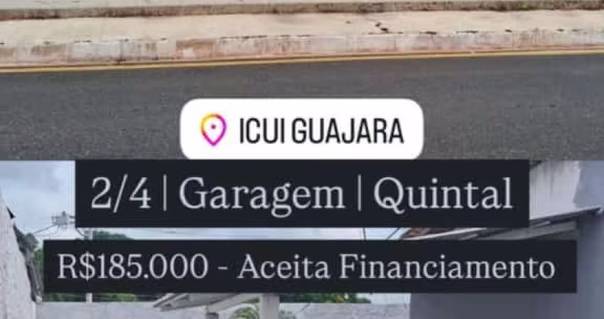 AL.CASA .ICUI185MIL,ACEITA FINANCIAMENTO