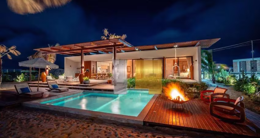 Casa com 3 dormitórios à venda, 256 m² por r$ 3.400.000,00 - cantos da barra - fortim/ce