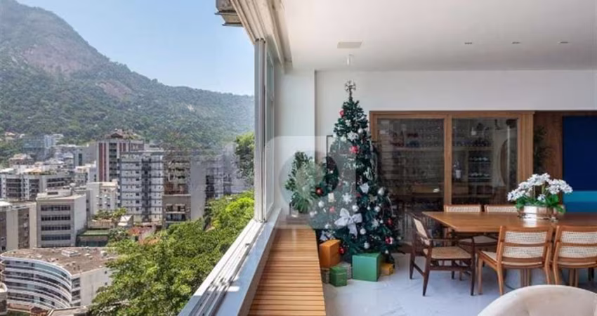Apartamento com vista deslumbrante da Lagoa e Cristo