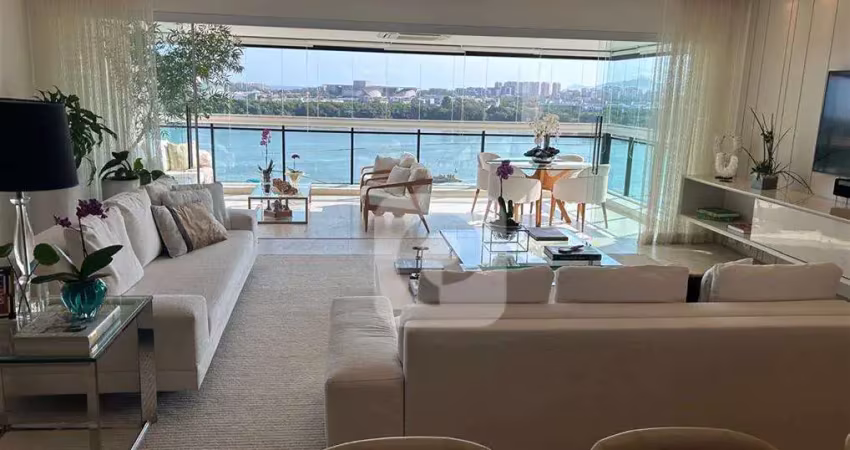 Patrimovel vende apartamento de 3 suites  na Península com vista deslumbrante do Mar e Lagoa