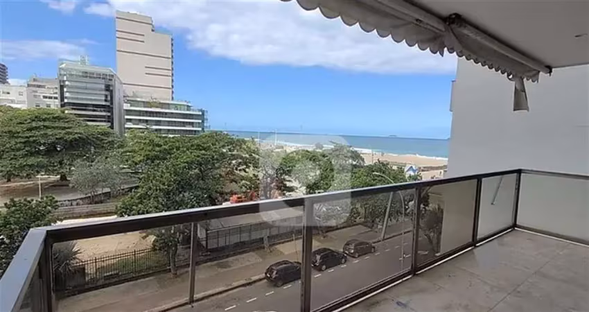 Apartamento 170m² com 3 quarto e 2 vagas de garagem vista lateral mar do leblon