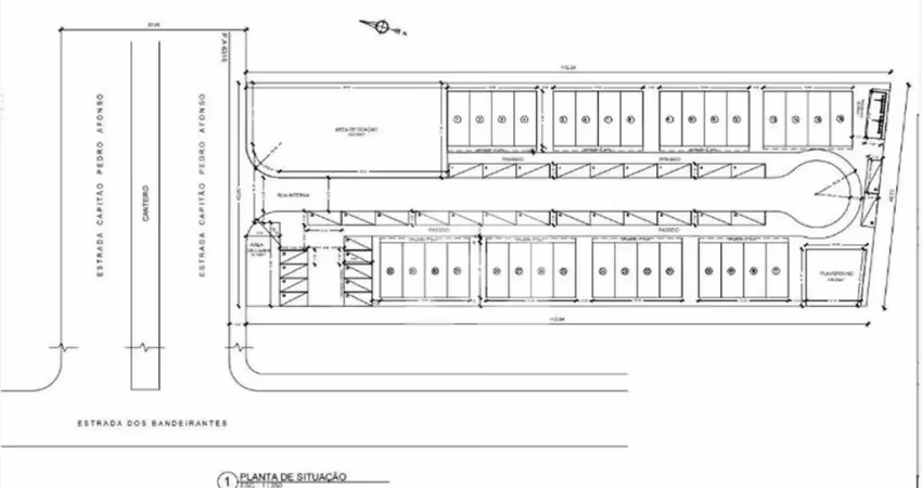 Vargem grande terreno com 4.515,10m² documentação cristalina projeto aprovado 32 casas triplex