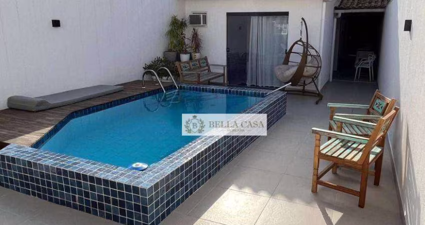 Casa com 3 dormitórios à venda por R$ 900.000,00 - Palmeiras - Cabo Frio/RJ