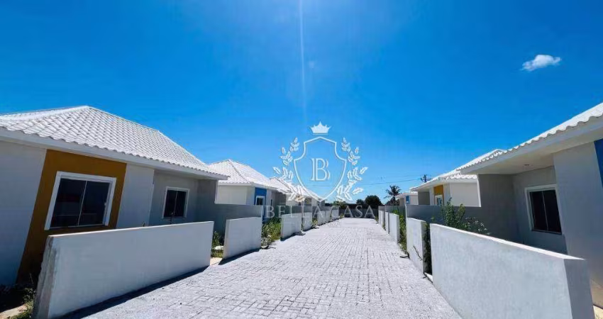Casa com 2 dormitórios à venda, 65 m² por R$ 250.000,00 - Fazendinha - Araruama/RJ