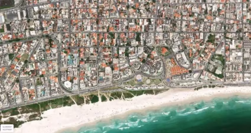 Terreno à venda, 1000 m² por r$ 3.500.000,00 - vila nova - cabo frio/rj