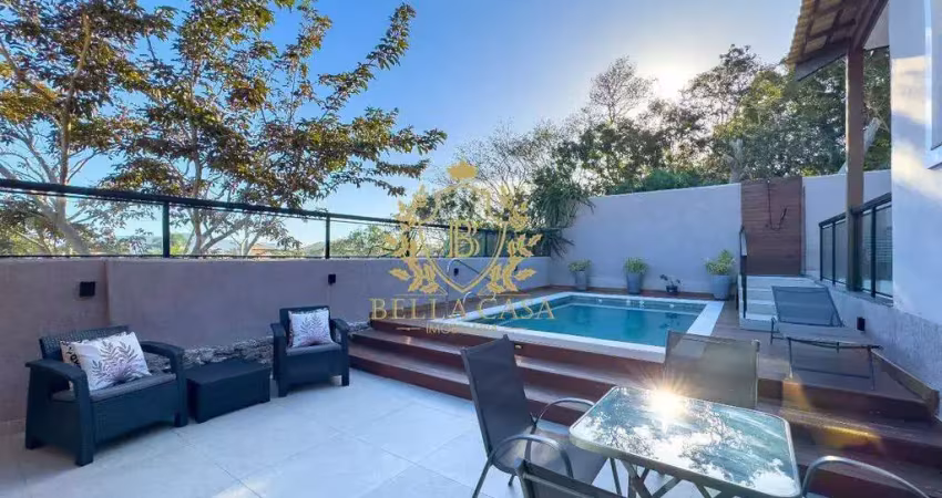 À venda - casa com vista para o mar, 6 suítes, sofisticação e conforto no canto esquerdo de geribá, búzios