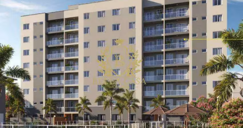 Apartamentos de 54 m² com 2 quartos, suíte, em campo redondo, são pedro da aldeia (rj) – r$ 295.000,00