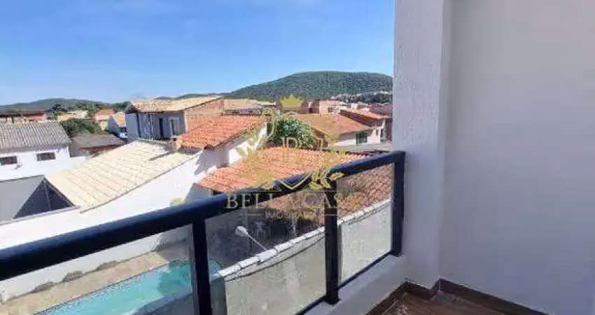 Flat à venda em cabo frio (peró) – 50 m², 1 quarto, 1 varanda, área de serviço, acabamento em cerâmica