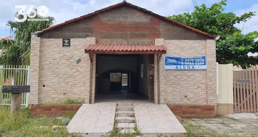 Ponto comercial para alugar em matinhos – av. paranaguá, 83m² + casa