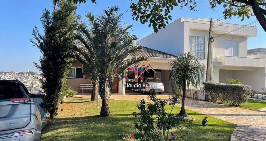 Casa com 3 dormitórios à venda, 244 m² por r$ 1.380.000,00 - condomínio residencial flor da serra  - valinhos/sp