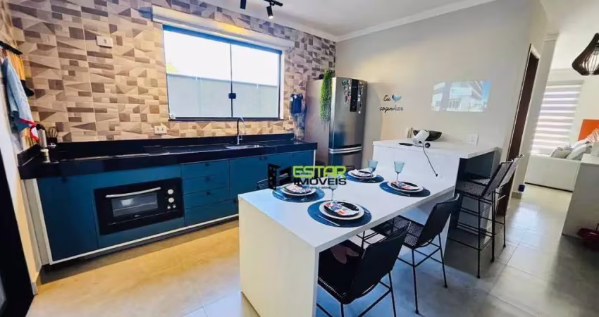 Casa com 2 dormitórios à venda, 79 m² por r$ 599.000,00 - jardim maristela - atibaia/sp