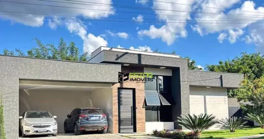 Casa térrea com 3 suítes no condomínio shamballa i.