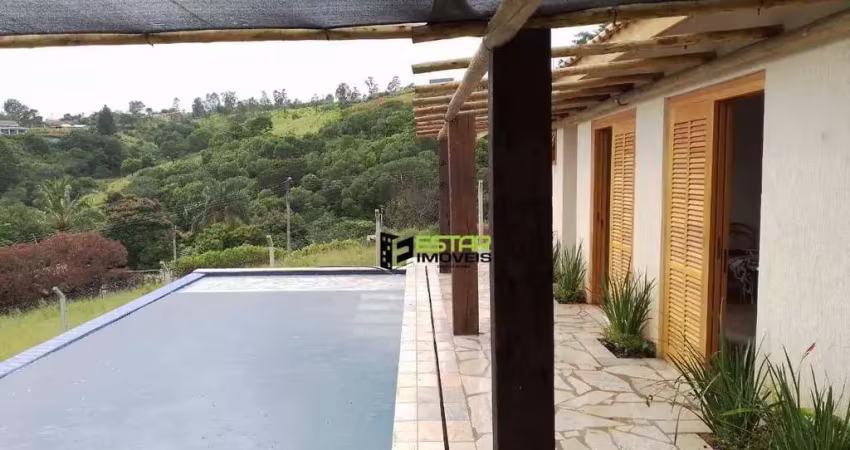 Chácara com 1 dormitório à venda, 1000 m² por r$ 630.000 - laranjal - atibaia/sp