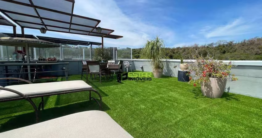 Apartamento com 4 dormitórios à venda, 250 m² por r$ 1.100.000,00 - jardim floresta - atibaia/sp
