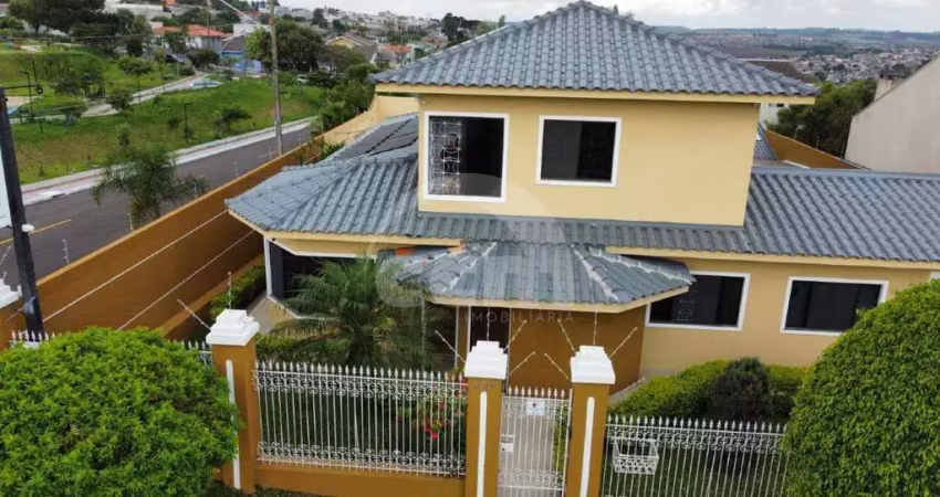 Sobrado à venda, 4 quartos, 2 suítes, 3 vagas, jardim carvalho - ponta grossa/pr