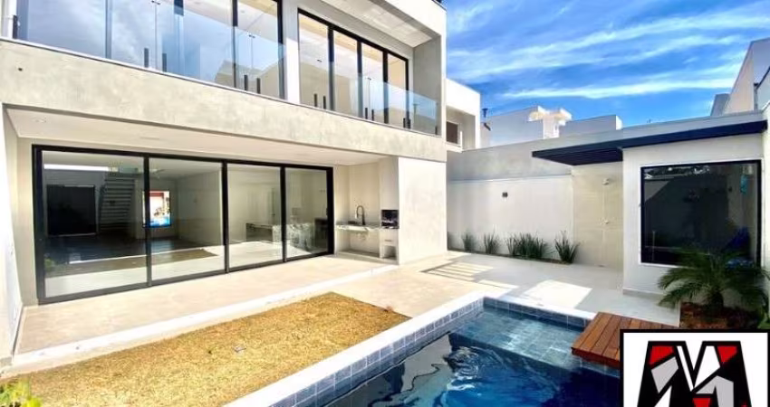 Casa a venda no Condomínio fechado Brisas da Mata, em Jundiaí, com 03 suites, com piscina