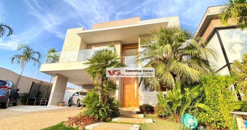 Sobrado com 4 dormitórios, 406 m² - venda por R$ 3.650.000,00 ou aluguel por R$ 23.757,00/mês - Jardim Residencial Dona Lucilla - Indaiatuba/SP