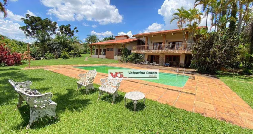 Chácara com 5 dormitórios à venda, 5000 m² por R$ 3.600.000,00 - Colinas do Mosteiro de Itaici - Indaiatuba/SP