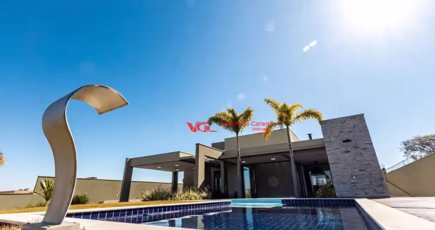 Casa com 3 dormitórios à venda, 261 m² por r$ 2.550.000,00 - condomínio terras de itaici - indaiatuba/sp