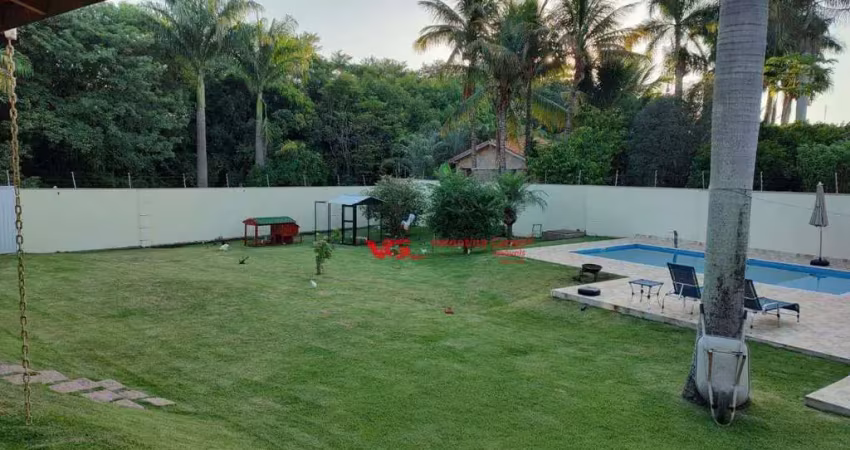 Chácara com 3 dormitórios, 1551 m² - venda por r$ 2.490.000,00 ou aluguel por r$ 13.280,01/mês - terras de itaici - indaiatuba/sp