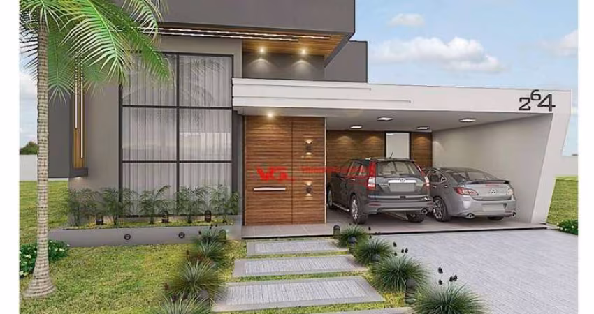 Linda Casa com 4 dormitórios à venda, 205 m² por R$ 1.850.000 - Jardins Di Roma - Indaiatuba/SP
