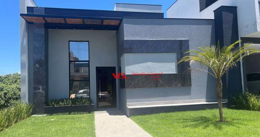 Casa Nova e Moderna, com 3 suítes, área gourmet e piscina à venda, 253 m² por R$ 1.480.000 - Jardim Mantova - Indaiatuba/SP