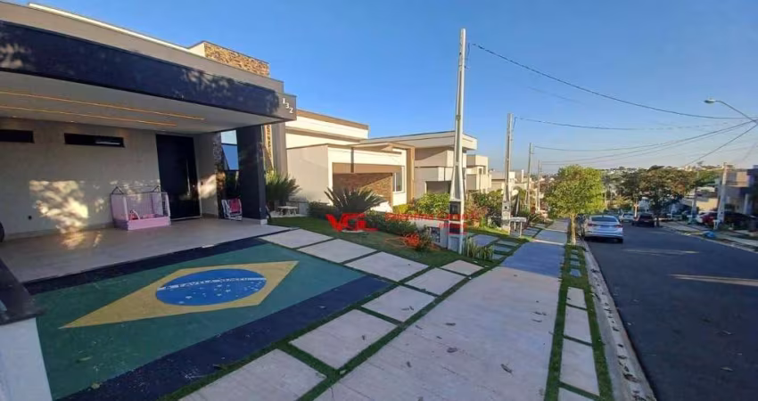 Linda Casa com 3 dormitórios à venda, 136 m² por R$ 1.190.000 - Jardim Bréscia - Indaiatuba/SP