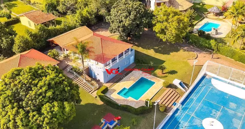 Chácara excelente com 4 dormitórios à venda, 3000 m² por r$ 2.350.000 - vale das laranjeiras - indaiatuba/sp