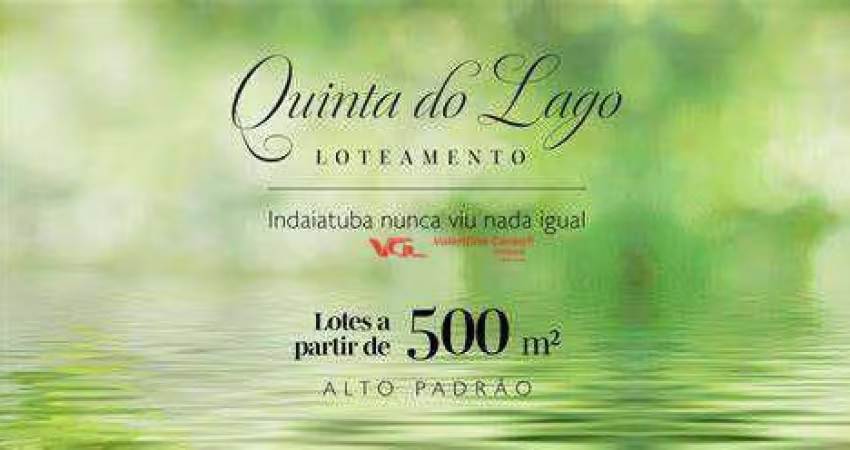 Terreno à venda, 517 m² por R$ 795.000,00 - Quinta do Lago - Indaiatuba/SP