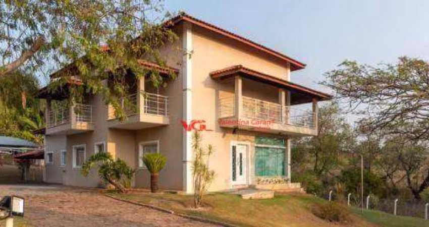Chácara com 3 dormitórios, 5000 m² - venda por R$ 2.500.000,00 ou aluguel por R$ 19.200,00/mês - Recanto das Flores - Indaiatuba/SP