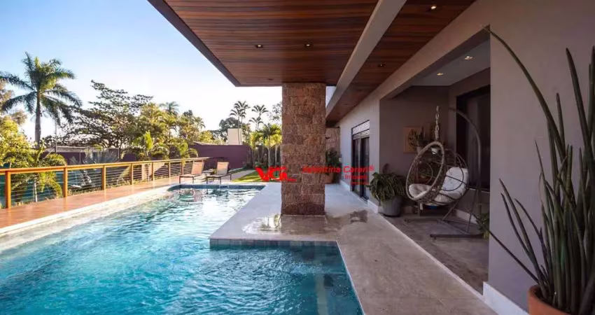 Casa incrível com 4 suítes à venda, 577 m² por r$ 6.750.000 - vale das laranjeiras - indaiatuba/sp
