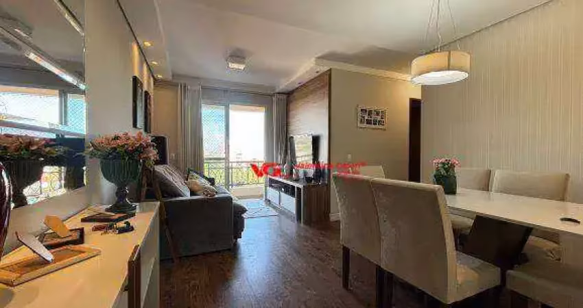 Apartamento com 3 dormitórios à venda, 110 m² por r$ 776.000,00 - jardim pau preto - indaiatuba/sp