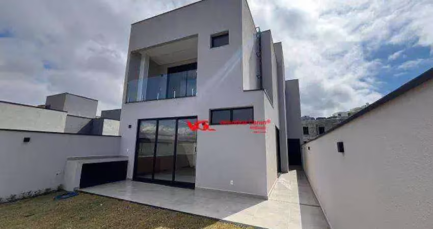 Ótimo sobrado à venda, 3 amplas suítes, escritório, 2 vagas,  park gran reserve - indaiatuba/sp