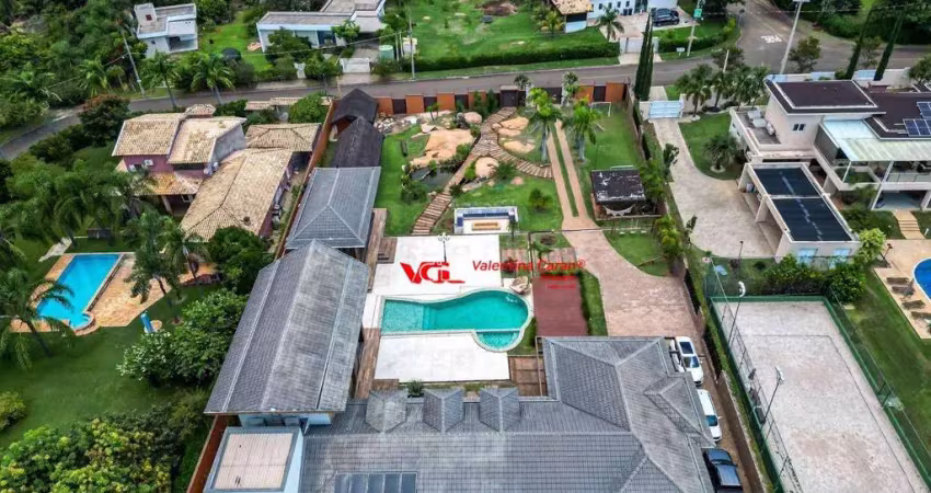 Chácara com 6 suítes, 2517 m² - venda por r$ 7.490.000 ou aluguel por r$ 40.550/mês - vale das laranjeiras - indaiatuba/sp