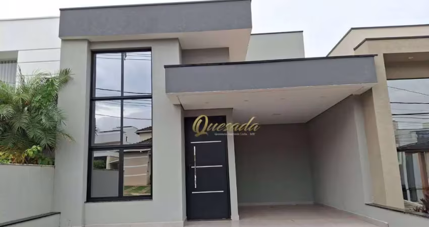 Casa térrea nova à venda, 3 quartos, 1 suíte, planejados, condomínio vista verde, indaiatuba.