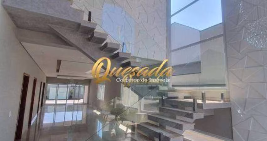Sobrado à venda, 4 suítes, planejados, piscina, Condomínio Terra Magna, Indaiatuba.