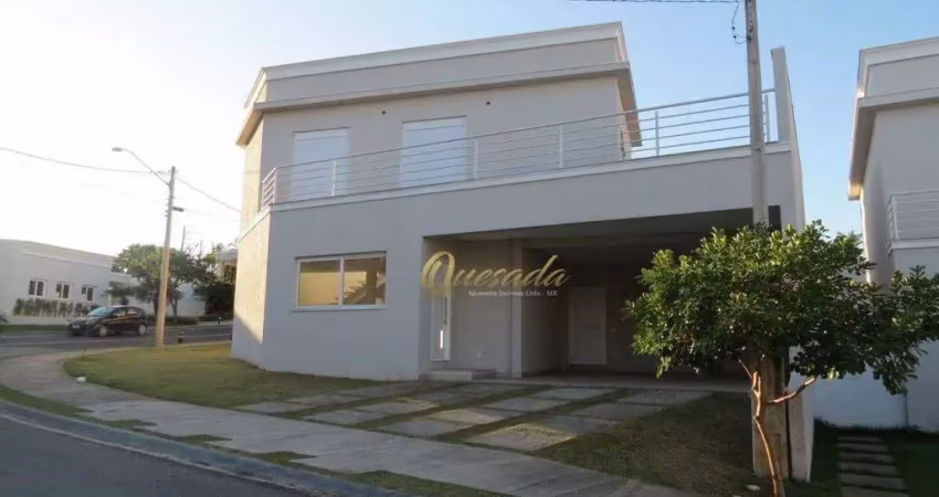 Sobrado à venda, 4 suítes, piscina, condomínio panorama residence, indaiatuba.